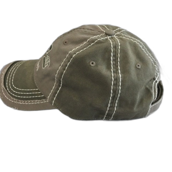 Otto Cap Hat Unisex Adjustable Tan South Point Las Vegas Heavily Distressed - Picture 4 of 10